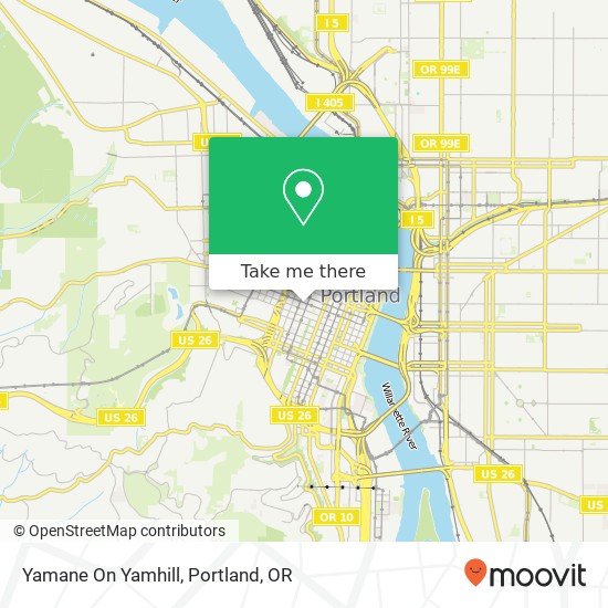 Yamane On Yamhill map