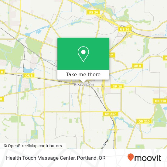 Health Touch Massage Center map