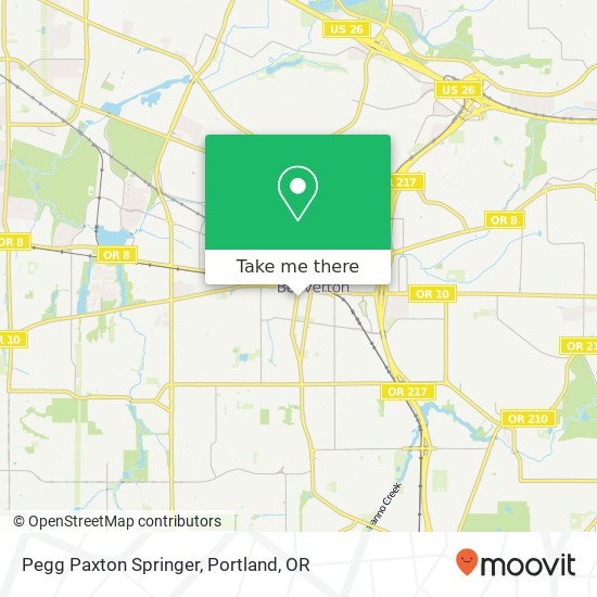 Mapa de Pegg Paxton Springer