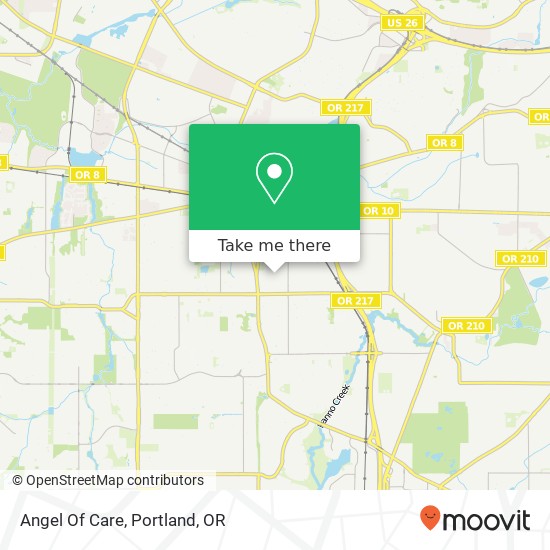 Angel Of Care map