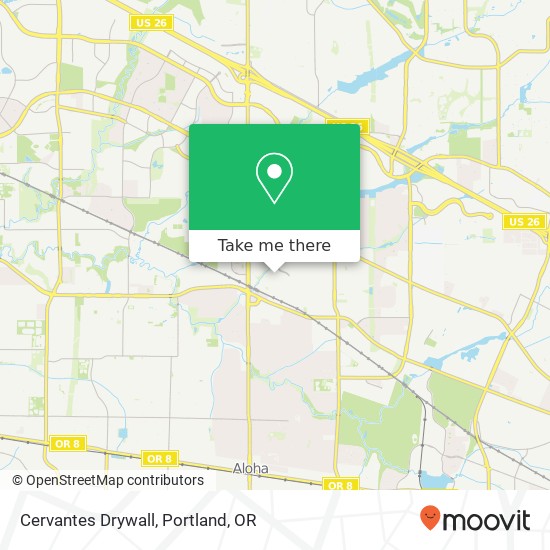 Cervantes Drywall map