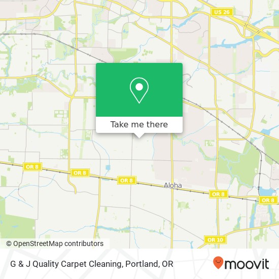 G & J Quality Carpet Cleaning map