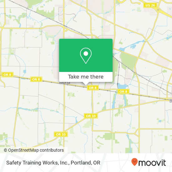 Mapa de Safety Training Works, Inc.