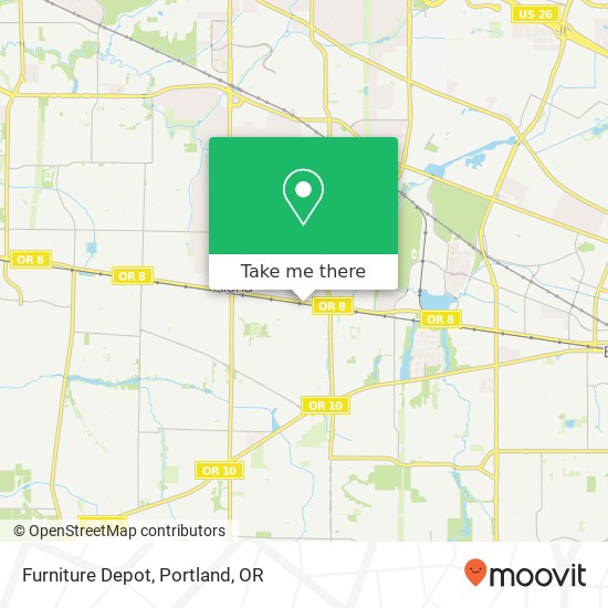 Furniture Depot map