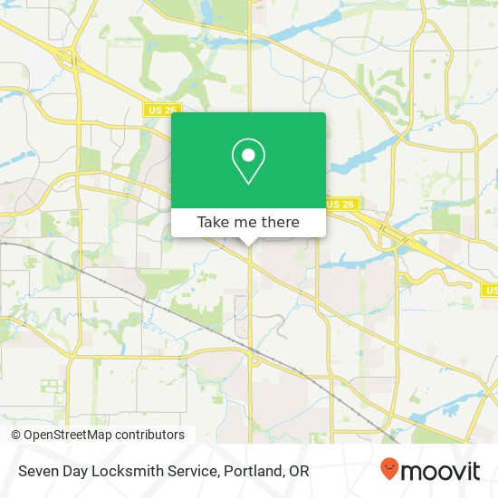 Seven Day Locksmith Service map