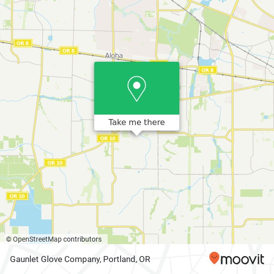 Mapa de Gaunlet Glove Company