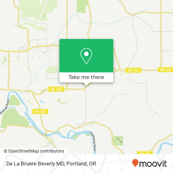 De La Bruere Beverly MD map