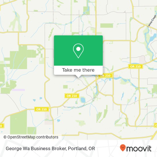 Mapa de George Wa Business Broker