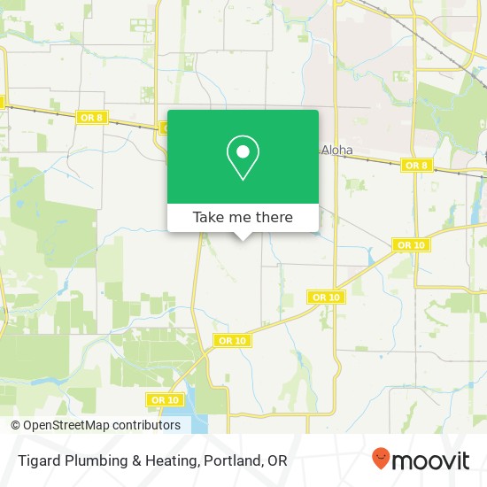 Mapa de Tigard Plumbing & Heating