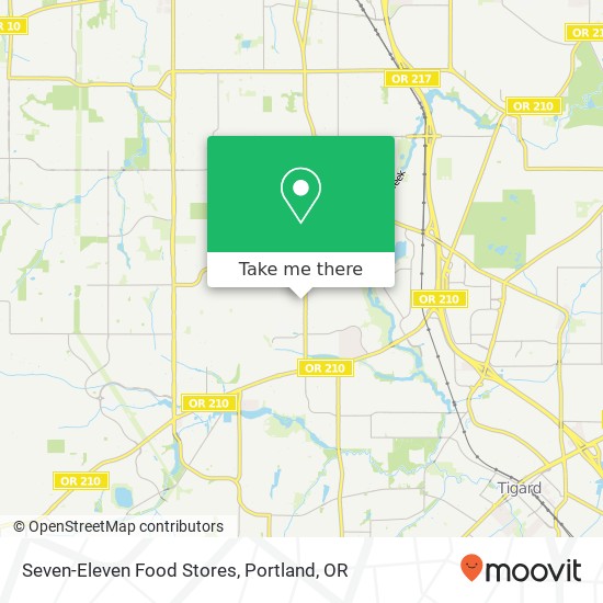 Mapa de Seven-Eleven Food Stores