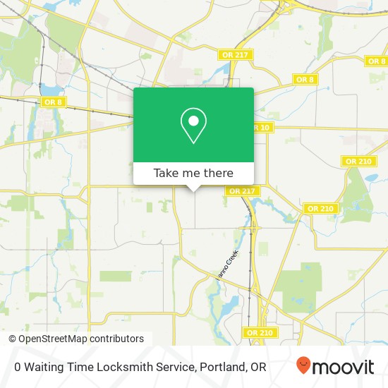 0 Waiting Time Locksmith Service map