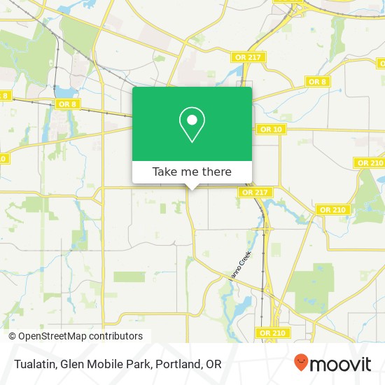 Mapa de Tualatin, Glen Mobile Park