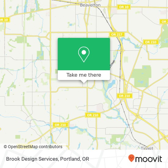 Brook Design Services map