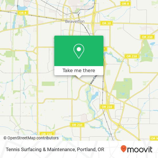 Tennis Surfacing & Maintenance map