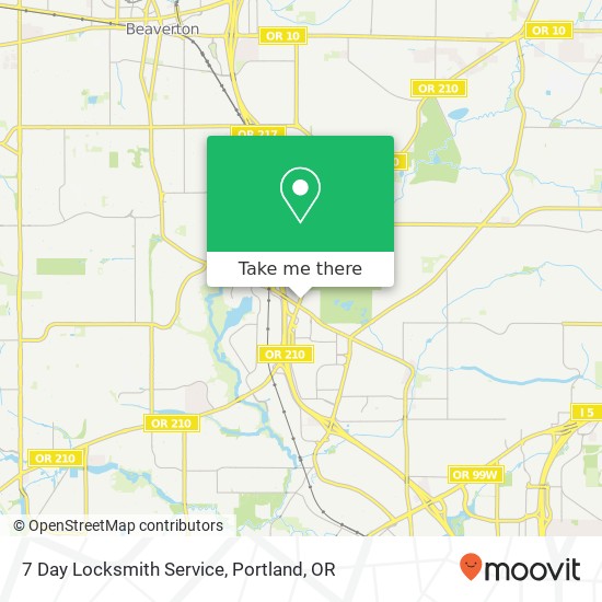 Mapa de 7 Day Locksmith Service