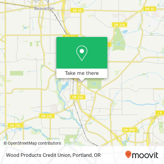 Wood Products Credit Union map