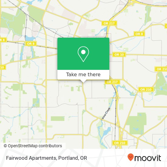 Mapa de Fairwood Apartments