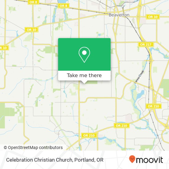 Mapa de Celebration Christian Church