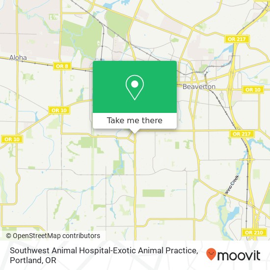 Southwest Animal Hospital-Exotic Animal Practice map