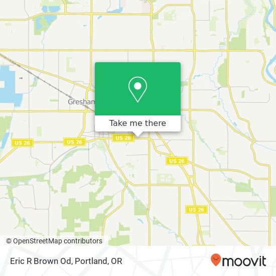 Mapa de Eric R Brown Od
