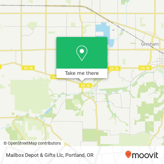 Mapa de Mailbox Depot & Gifts Llc