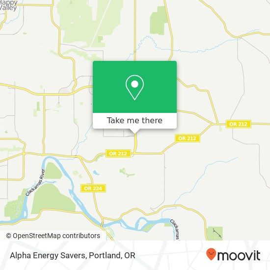 Alpha Energy Savers map