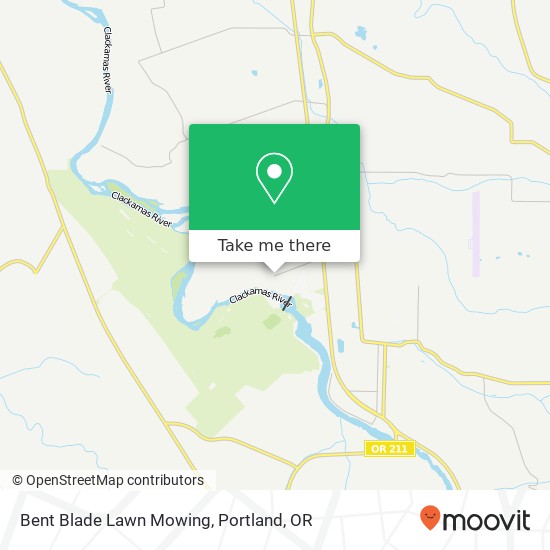 Bent Blade Lawn Mowing map