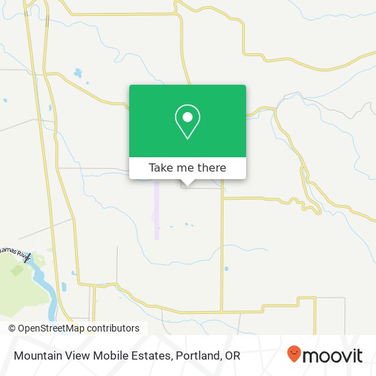 Mountain View Mobile Estates map