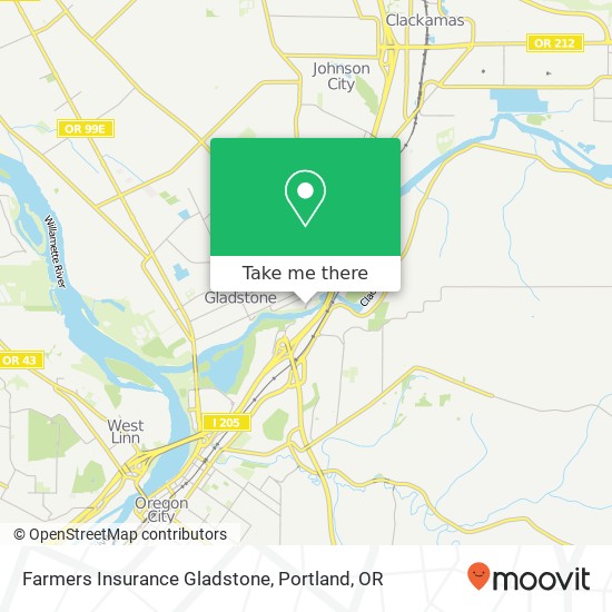 Mapa de Farmers Insurance Gladstone