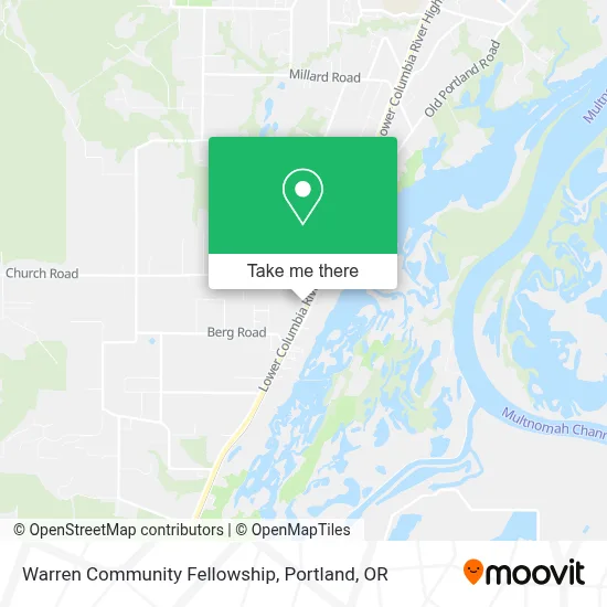 Warren Community Fellowship map