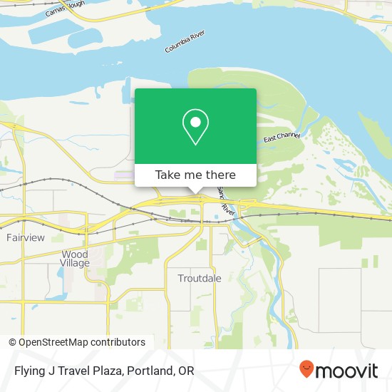 Flying J Travel Plaza map