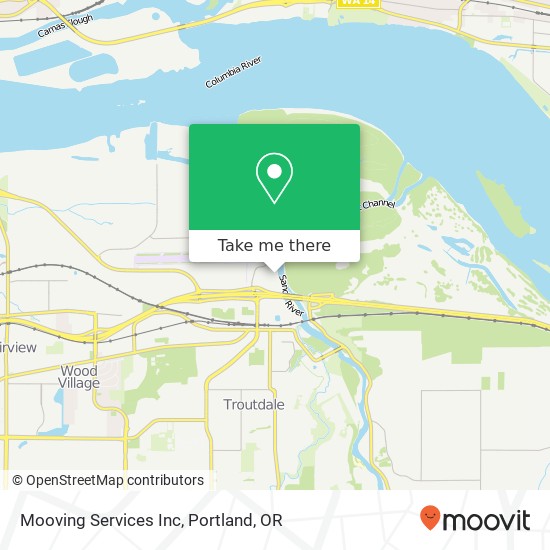 Mooving Services Inc map