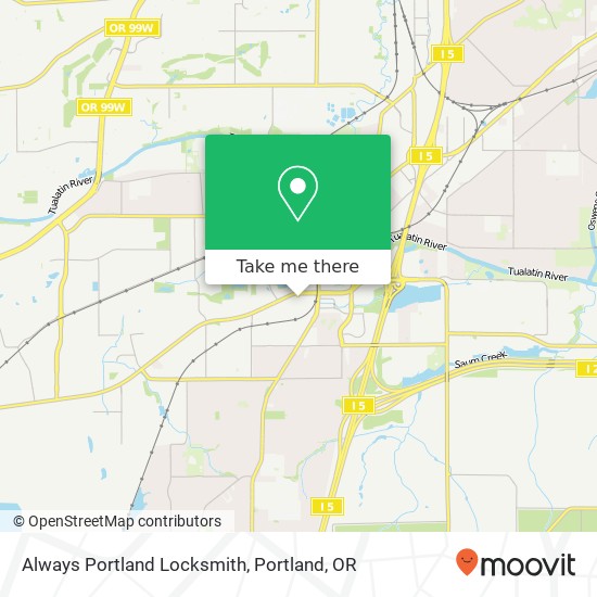 Mapa de Always Portland Locksmith