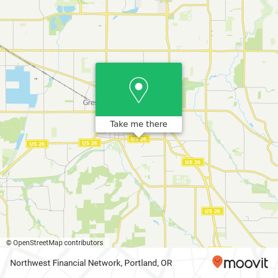 Mapa de Northwest Financial Network