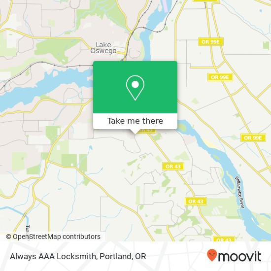 Always AAA Locksmith map