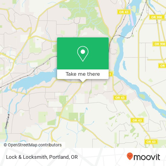 Lock & Locksmith map