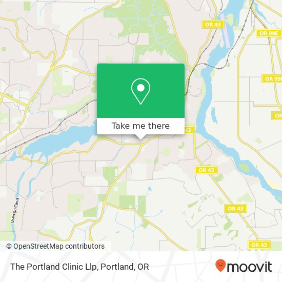 The Portland Clinic Llp map