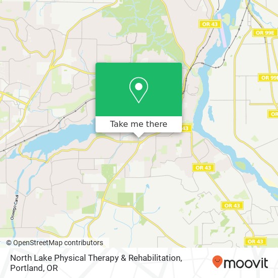 Mapa de North Lake Physical Therapy & Rehabilitation