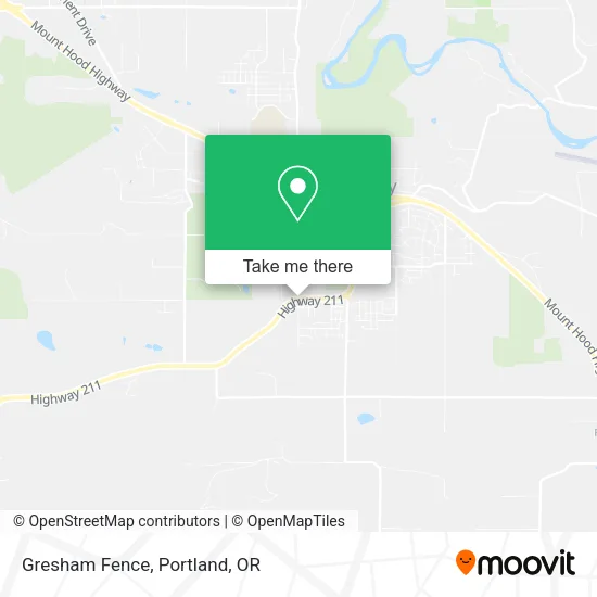 Mapa de Gresham Fence