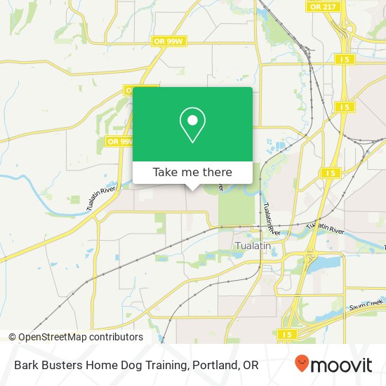 Bark Busters Home Dog Training map