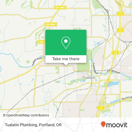 Mapa de Tualatin Plumbing