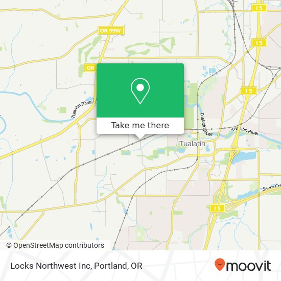 Mapa de Locks Northwest Inc