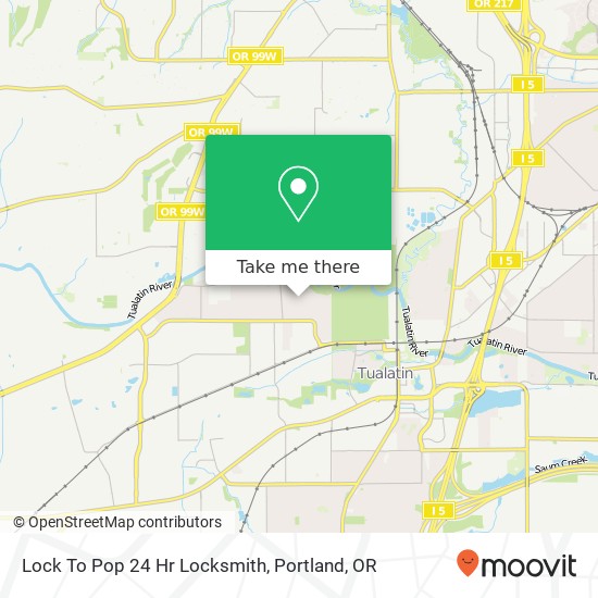 Lock To Pop 24 Hr Locksmith map