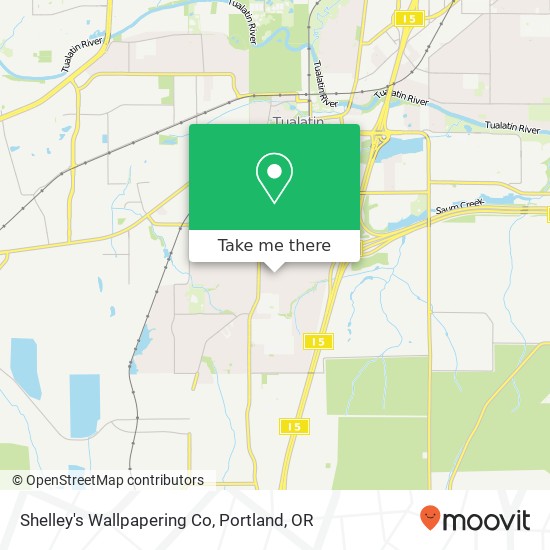 Mapa de Shelley's Wallpapering Co