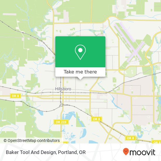 Baker Tool And Design map