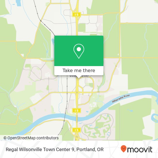 Mapa de Regal Wilsonville Town Center 9