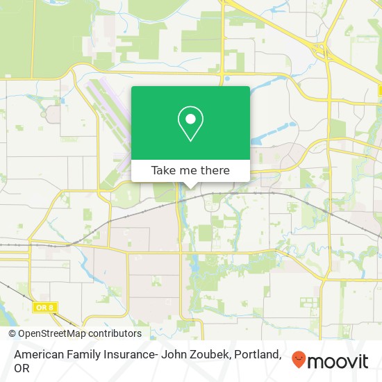American Family Insurance- John Zoubek map