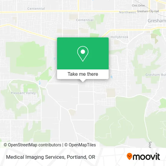 Medical Imaging Services map