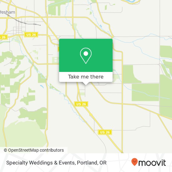 Mapa de Specialty Weddings & Events
