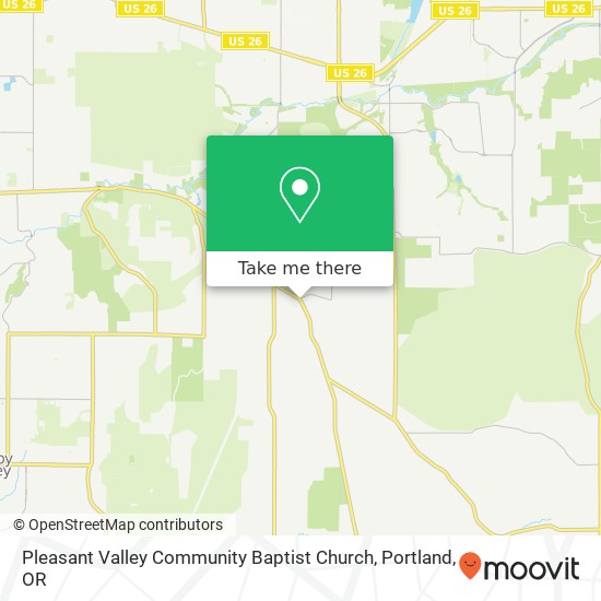 Mapa de Pleasant Valley Community Baptist Church